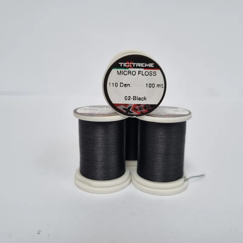 TEXTREME Micro Floss 110 Den in 02-Black